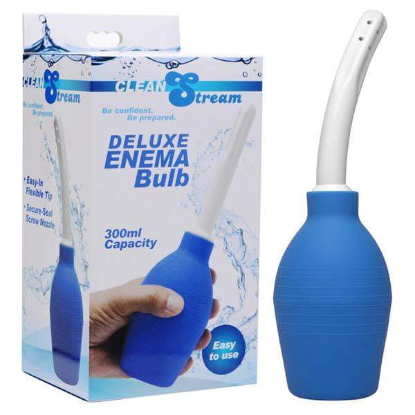CleanStream Deluxe Enema Bulb - Blue Unisex Douche