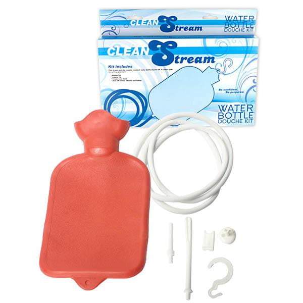 CleanStream Water Bottle Douche Kit - Red Unisex Douche Kit
