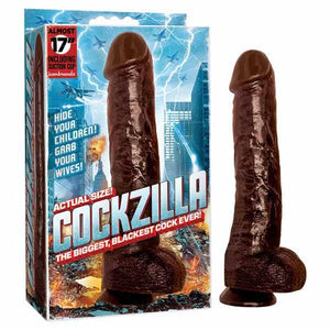 Cockzilla - 17 Inch Massive Dong - Black