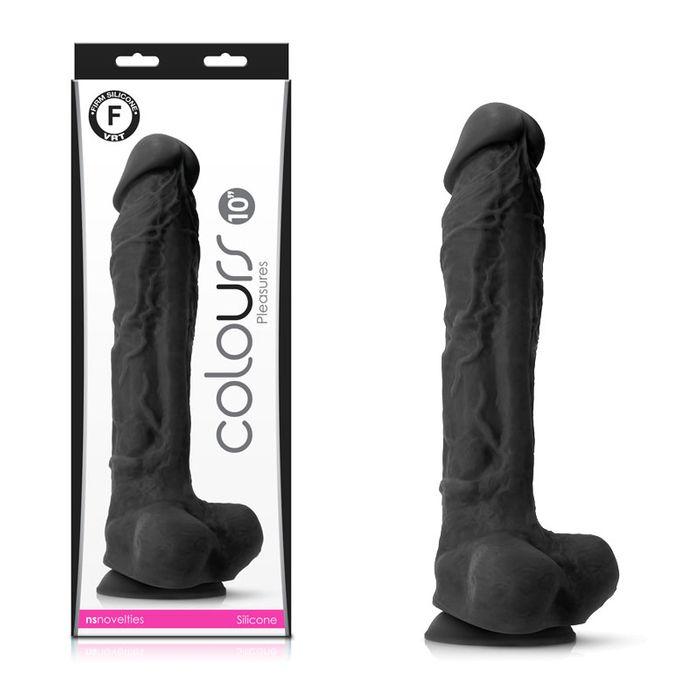 Colours Pleasures 10 Inch Black Dong 