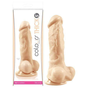 Colours - Pleasures - Flesh 12.7 cm (5'') Thick Dong