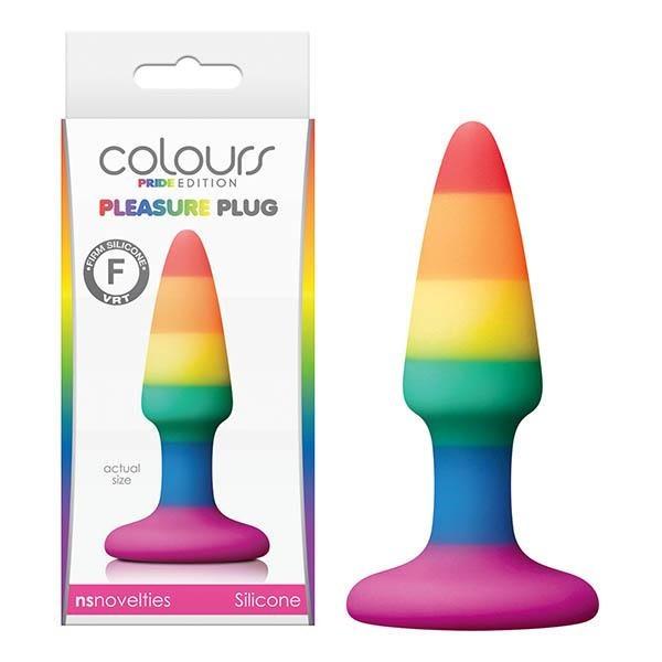 Colours Pride Edition - Pleasure Plug - Rainbow 8.9 cm Mini Butt Plug