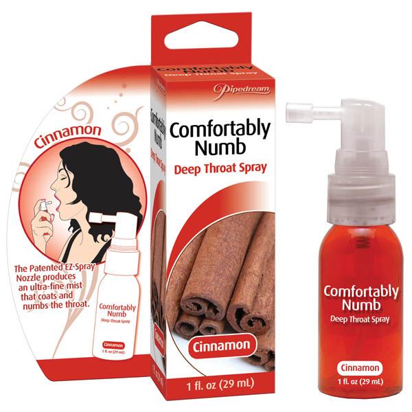 Comfortably Numb - Cinnamon Flavoured Deep Throat Spray - 29 ml (1 oz) Spray