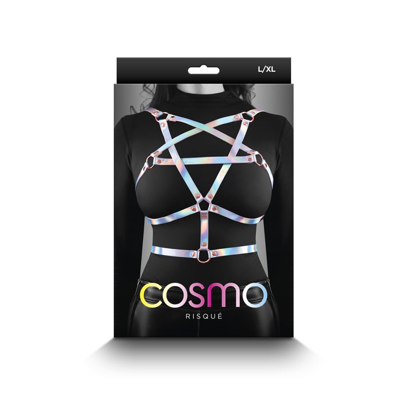 Cosmo Harness Risque - Metallic Rainbow Harnes - L/XL
