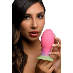 Creature Cocks Large Xeno Fantasy Egg - Pink Glow in Dark