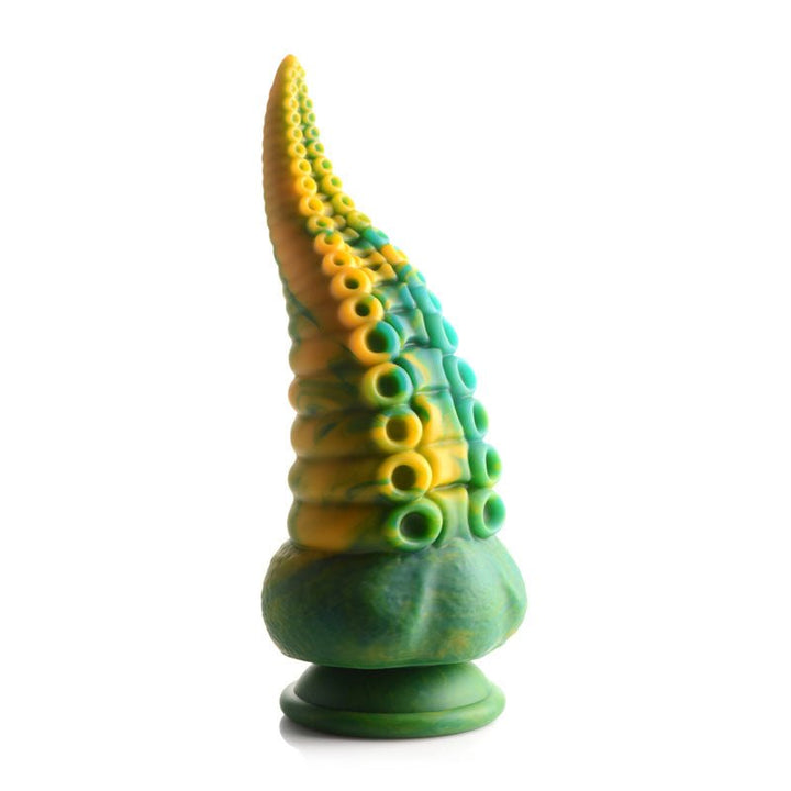 Creature Cocks Monstropus Tentacled Monster Fantasy Dildo - Green/Yellow