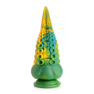 Creature Cocks Monstropus Tentacled Monster Fantasy Dildo - Green/Yellow