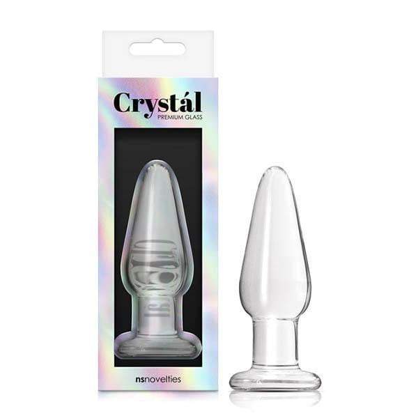 Crystal Medium Glass Butt Plug