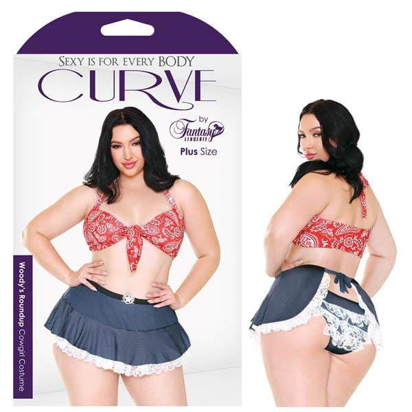 Curve Woody's Roundup Cowgirl Costume - 3X/4X Size