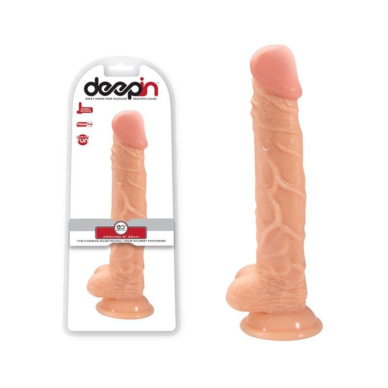 Deep In Realistic Dildo - Flesh 22.9 cm Dong