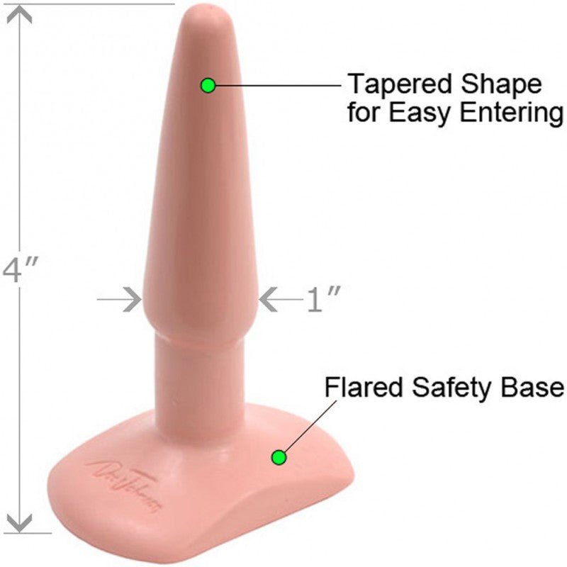 Classic Smooth Beginners Butt Plug - Flesh