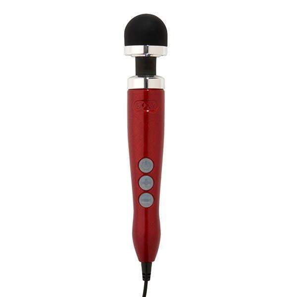 Doxy 3 Die Cast - Candy Red Metal Mains Powered Massager Wand