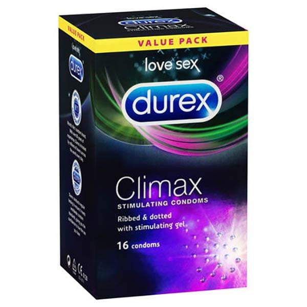 Durex Climax Stimulating Condoms - 16 Pack