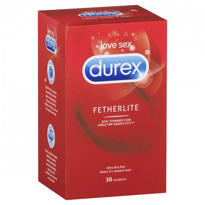 Durex Fetherlite Ultra Thin Feel Condoms - 30 Pack