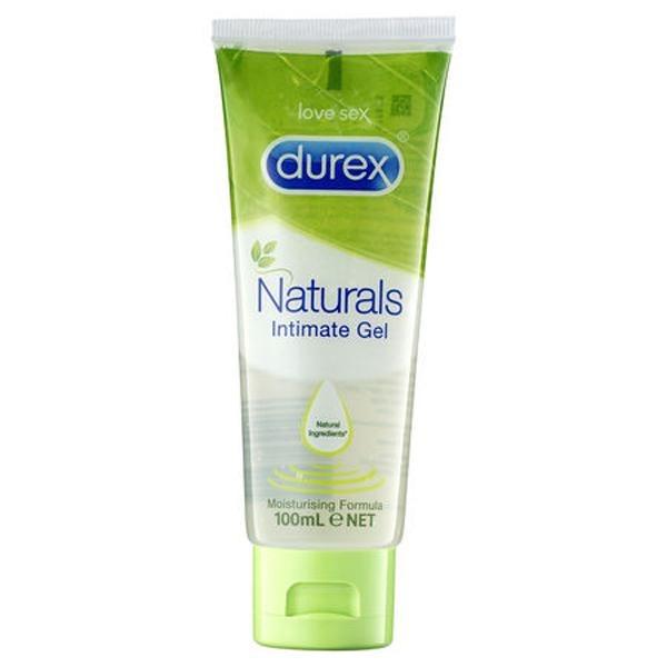 Durex Naturals Intimate Gel - Water Based Lubricant - 100 ml Tube