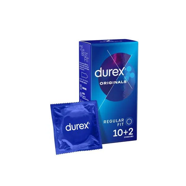 Durex Originals Regular Fit Condoms - 10 Pack + 2 Free