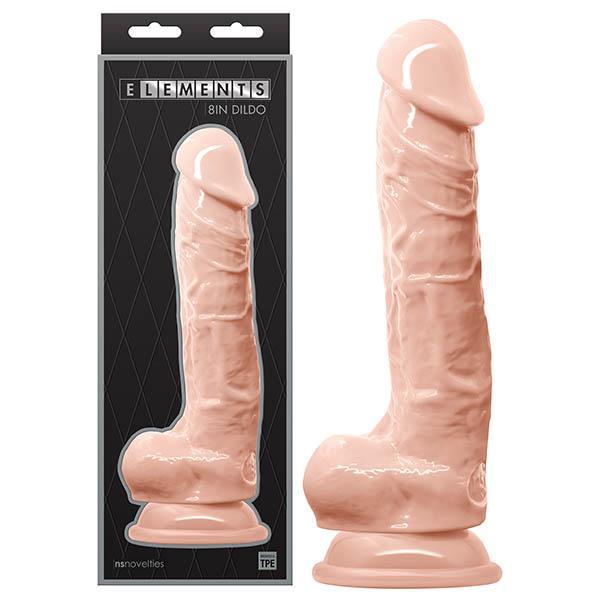 Elements 8'' Dildo - Flesh 20.3 cm Dong