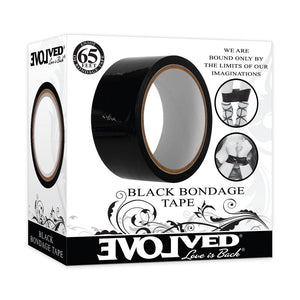 Evolved Black Bondage Tape - 20mtrs