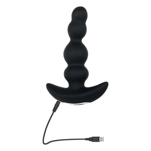 Evolved Bump N Groove - Black - Butt Plug with Wireless Remote
