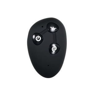 Evolved Bump N Groove - Black - Butt Plug with Wireless Remote