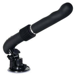 Evolved G-Force Black Thrusting Vibrator with Suction Base