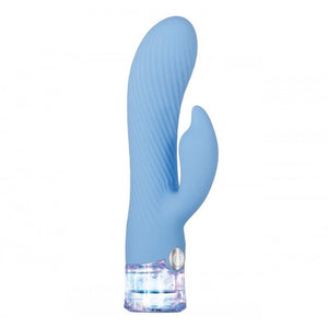 Evolved Glitteriffic Rabbit Vibrator - Blue
