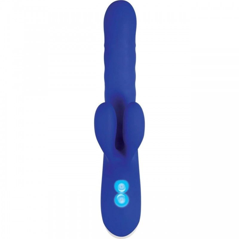 Evolved Grand Slam Thrusting Rabbit Vibrator - Blue