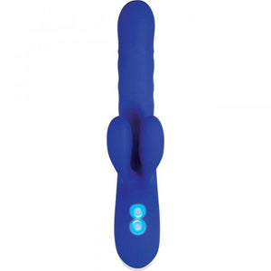 Evolved Grand Slam Thrusting Rabbit Vibrator - Blue