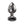 Evolved Metallic Large Anal Plug with Black Gem 