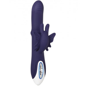 Evolved Put A Ring On it Rabbit Vibrator - Navy Blue