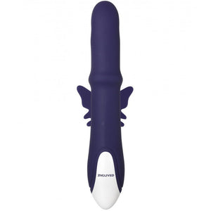 Evolved Put A Ring On it Rabbit Vibrator - Navy Blue