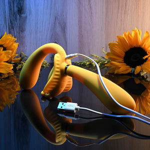 Evolved THE MONARCH - Yellow Multi Use Couples Vibrator