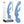 Evolved Wanderful Wabbit - Blue Rabbit Vibrator & Massage Wand