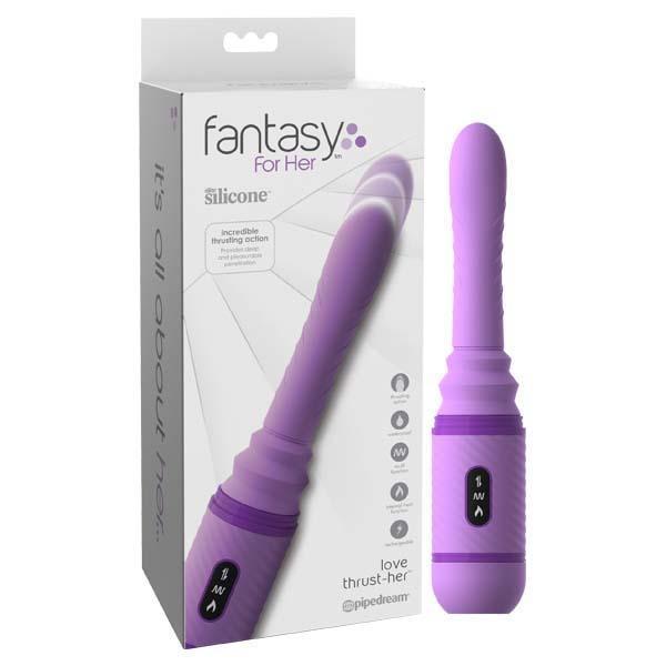 Fantasy For Her Love Thrust-Her - Purple 30.5 cm (12'') USB Rechargeable Thrusting Vibrator