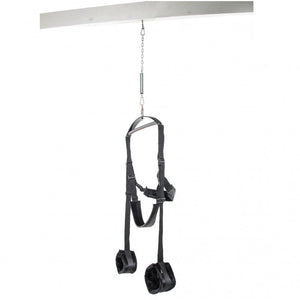 Fetish Fantasy Series Spinning Fantasy Swing - Black