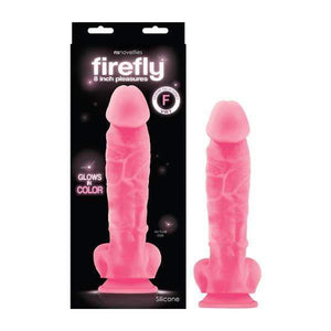 Firefly 8 Inch Pleasures - Glow-in-Dark Pink 20.3 cm Dong