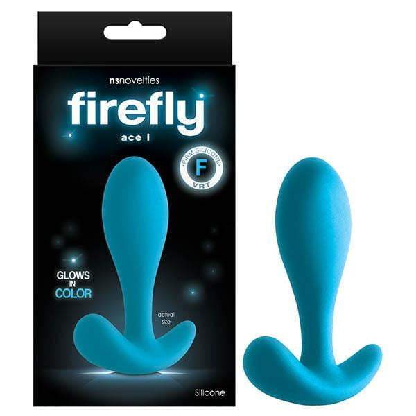 Firefly Ace I - Glow In Dark Blue 10.4 cm Anal Plug