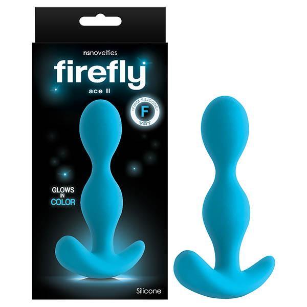 Firefly Ace II - Glow In Dark Blue 12.4 cm Anal Plug