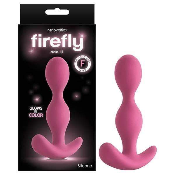 Firefly Ace II - Glow In Dark Pink 12.4 cm Anal Plug