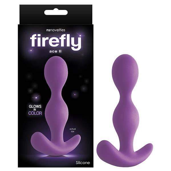 Firefly Ace II - Glow In Dark Purple 12.4 cm Anal Plug