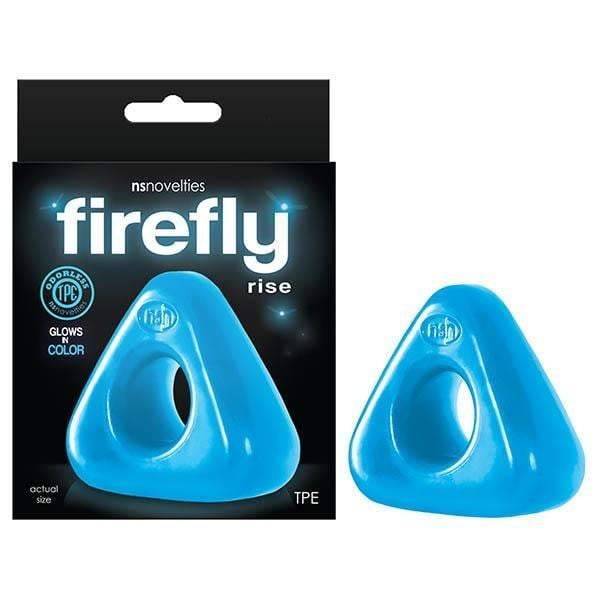 Firefly Rise - Glow in Dark Blue Cock Ring