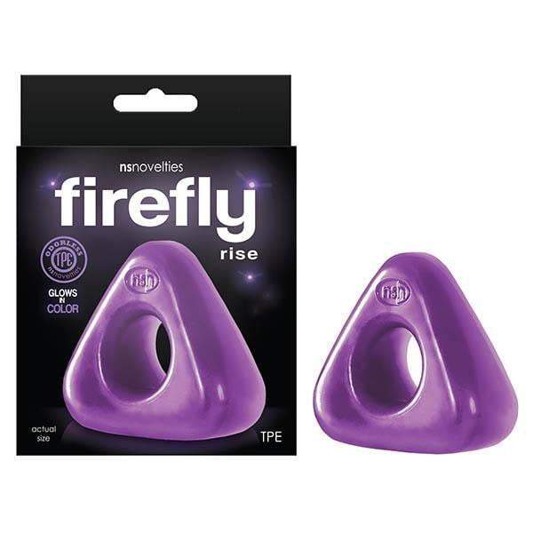Firefly Rise - Glow in Dark Purple Cock Ring