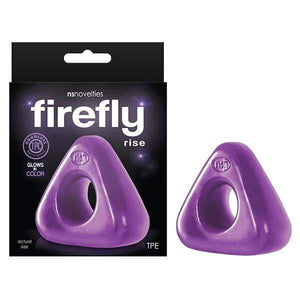 Firefly Rise - Glow in Dark Purple Cock Ring