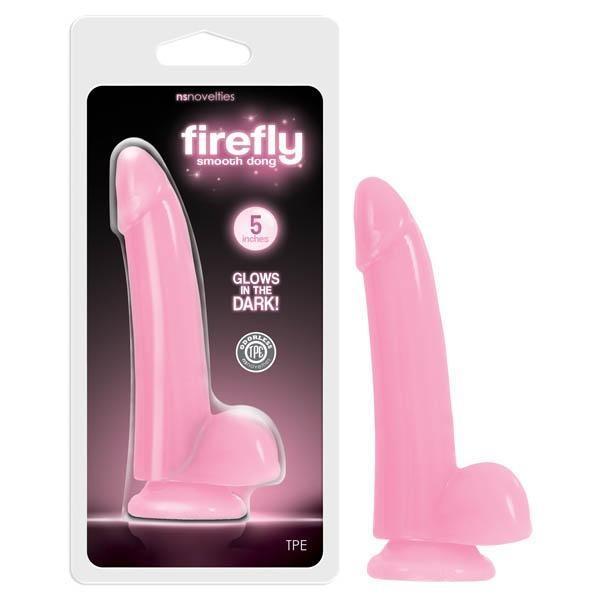 Firefly Smooth Dong - Glow-in-the-Dark Pink 12.7 cm (5'') Dong