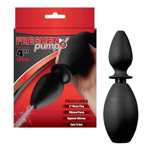 Freshen Pump - Black 10 cm Anal Plug Douche