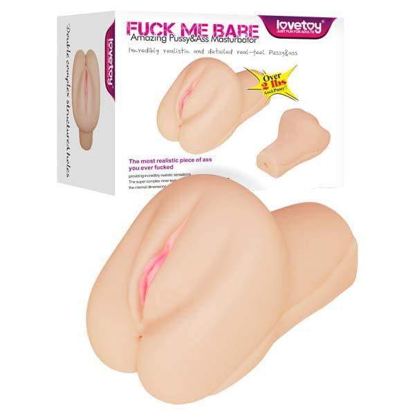 Fuck Me Bare Amazing Pussy & Ass - Flesh Vagina Masturbator