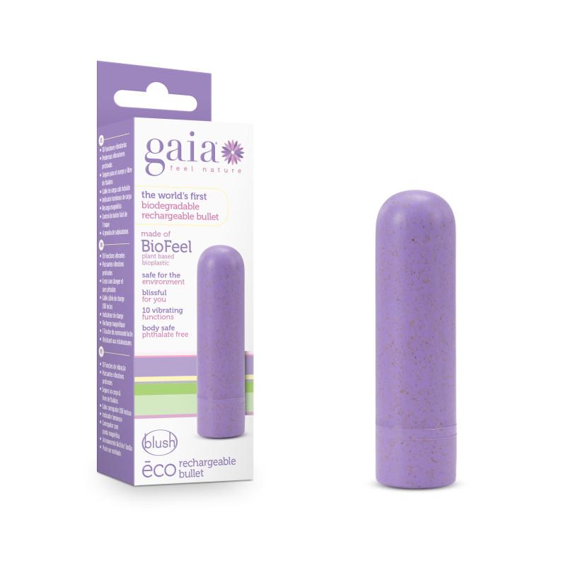 Gaia Eco Rechargeable Lilac Bullet 