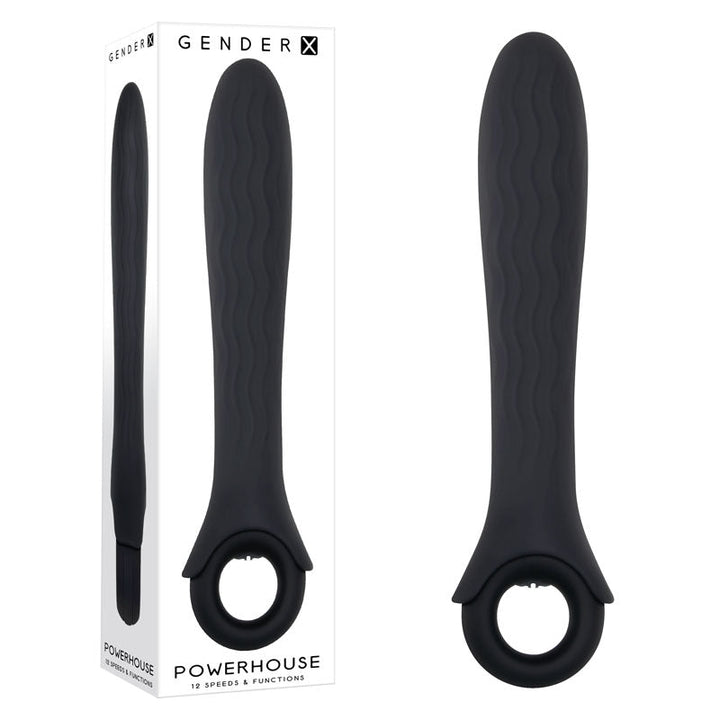 Gender X POWERHOUSE - Black 21.6cm Vibrator