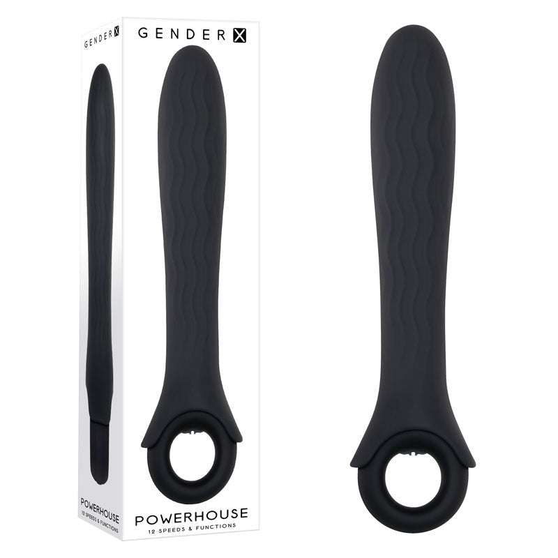 Gender X POWERHOUSE - Black 21.6cm Vibrator