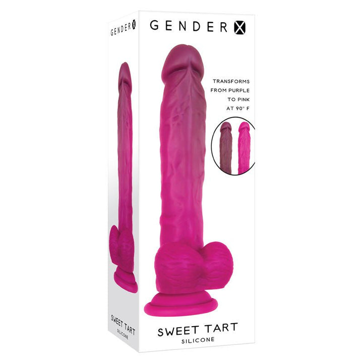 Gender X SWEET TART - Purple/Pink 21cm Colour Changing Dong